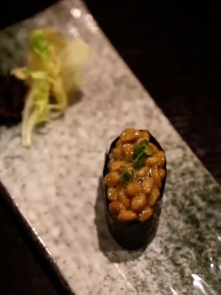 纳豆寿司的做法 菜谱